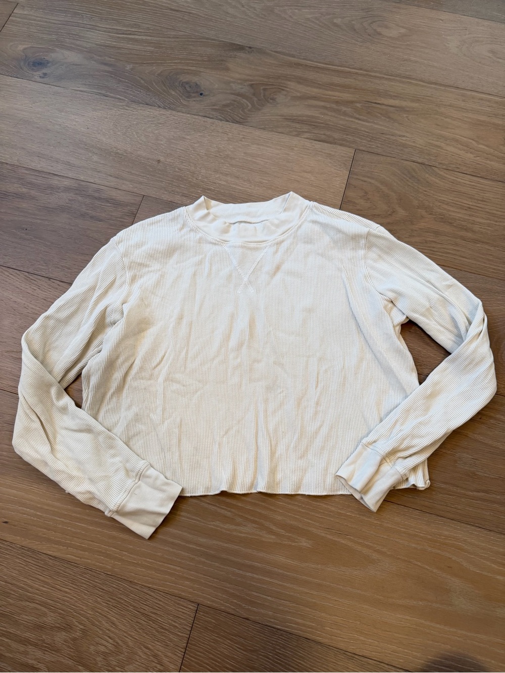 Mate the Label Women’s Cream Long-Sleeve Thermal Top